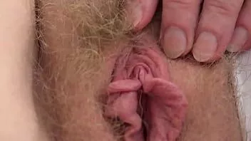 Play Mature pussy and clitoris close up. chubby milf masturbates her hairy cunt. home fetish. asmr.