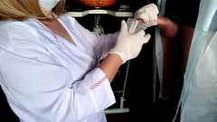 Play Chubby MILF Nurse's Cum Analysis Compilation