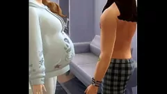 play गर्भवती गोरा एमआईएलएफ कई पदों में सह से भर जाता है