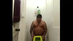 Afspelen Vaibhav's toiletdick Show: Cumshot, Handjob en orgasme